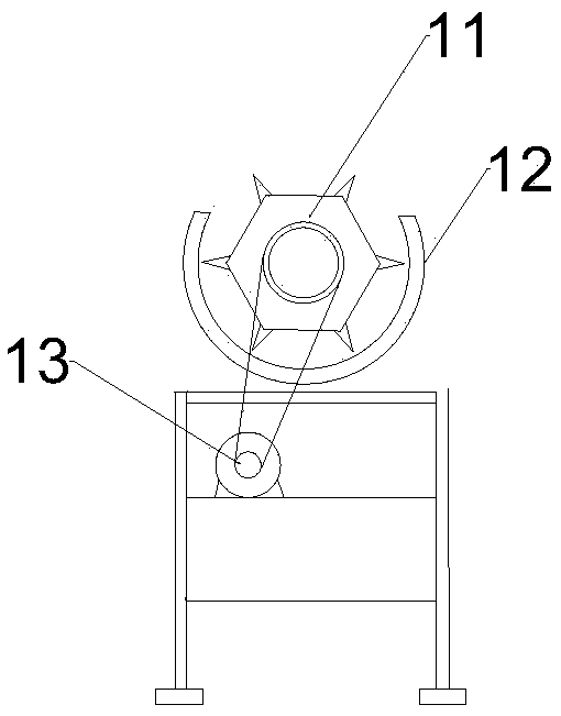 Paddy rice threshing apparatus