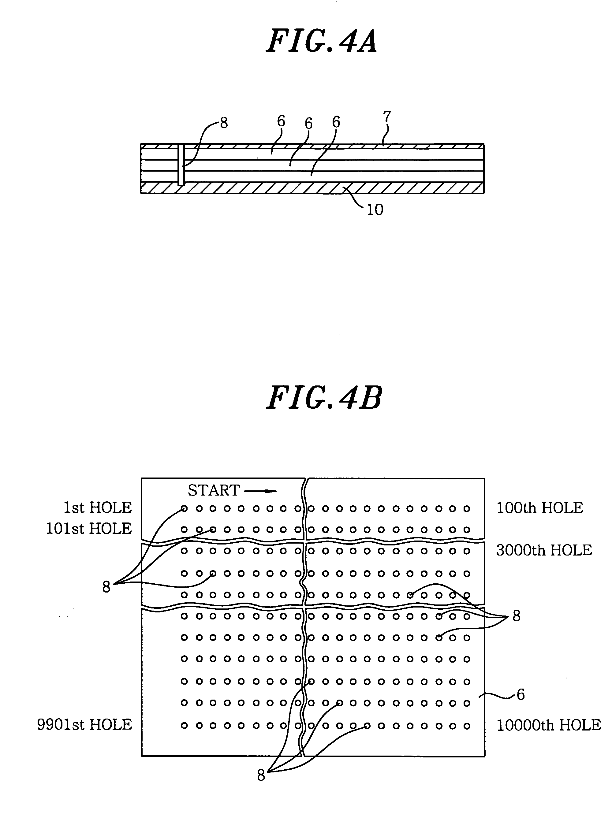 Backup board for machining process