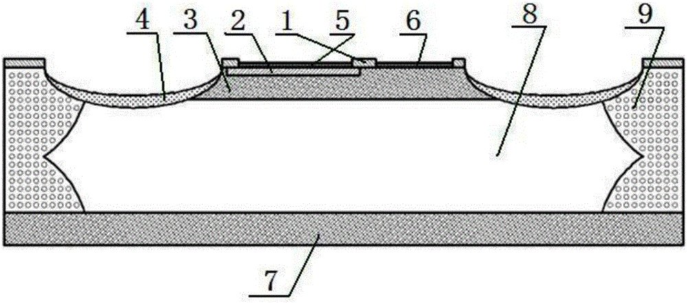 Integrated protection mesa thyristor and manufacturing method thereof