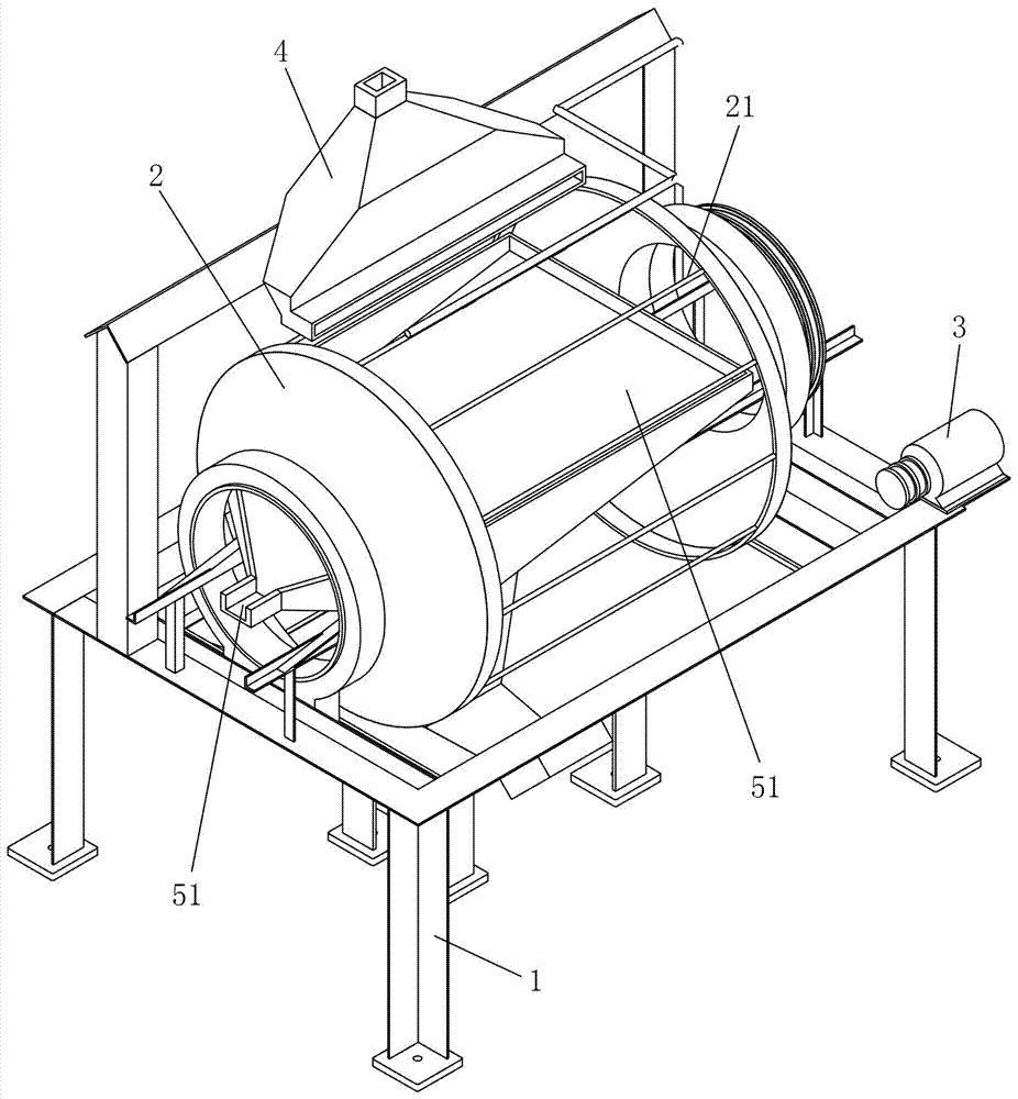 External type cylindrical residue isolating screen