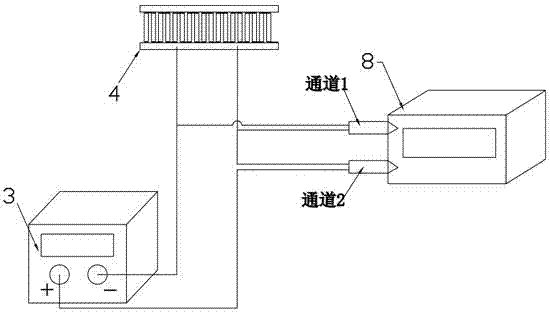 Thermoelectric performance measuring device and measuring method of thermoelectric refrigeration chip