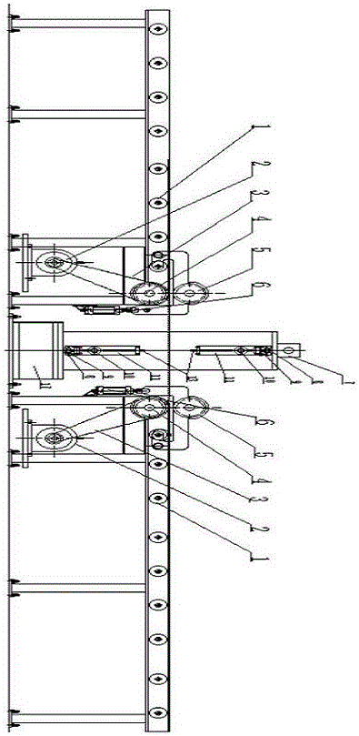 Device for measuring thickness reduction amount of plate type heat exchanger after sheet compression