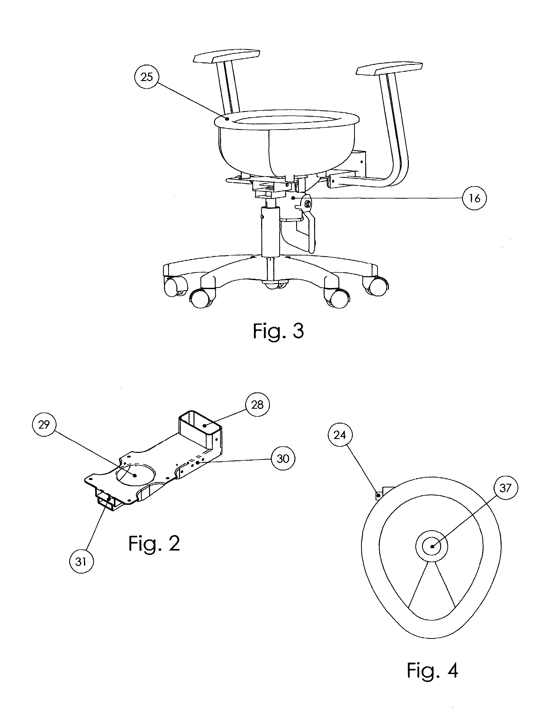 Washingbowl mobile chair