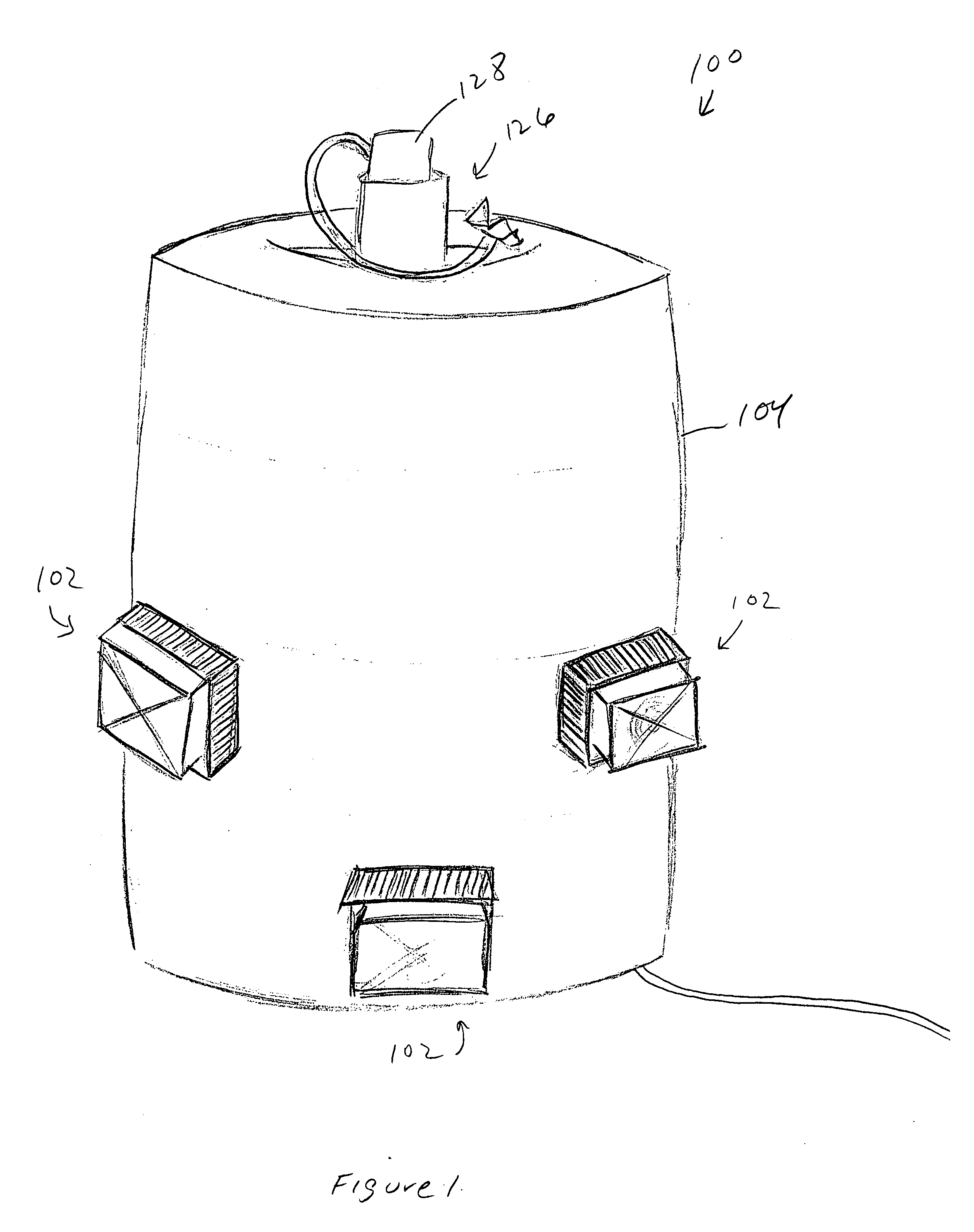 Temperature regulation device for a fluid-containing receptacle and use thereof