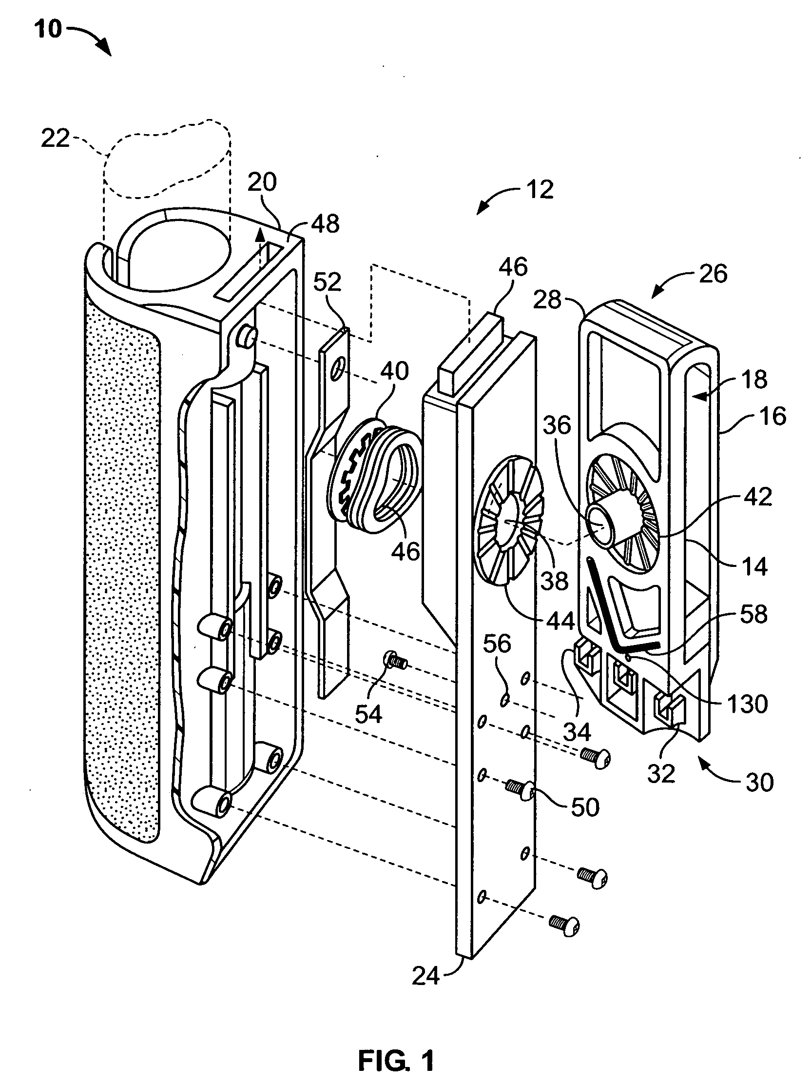 Baton scabbard military clip