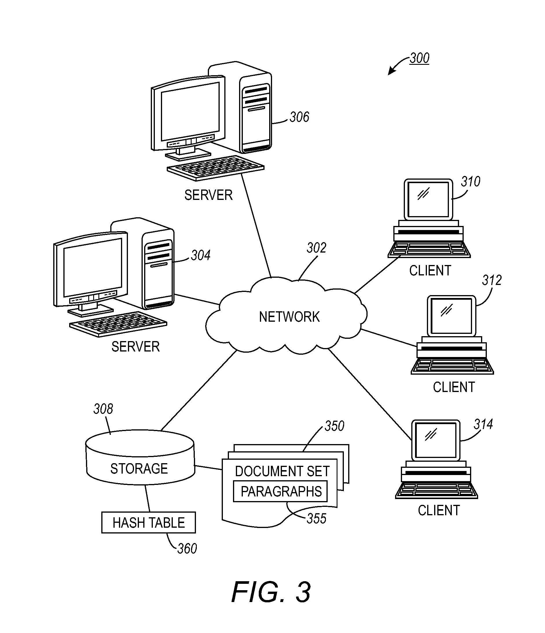 Method and system for constructing a document redundancy graph