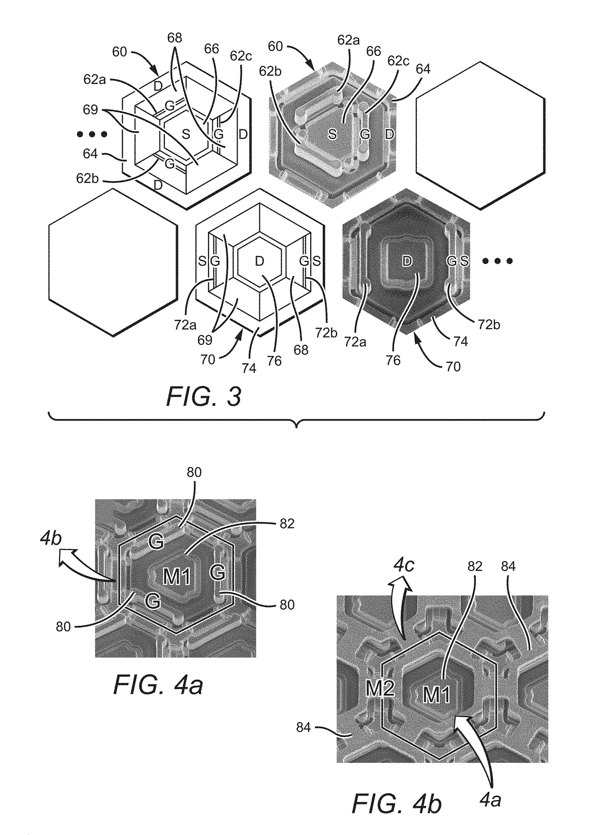 Fet with micro-scale device array