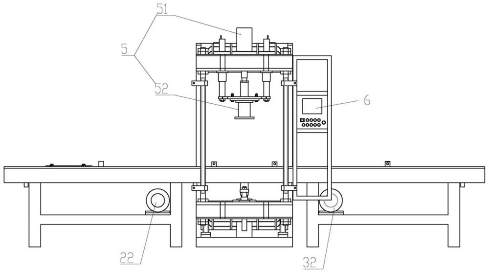 Hub oil seal press fitting production line