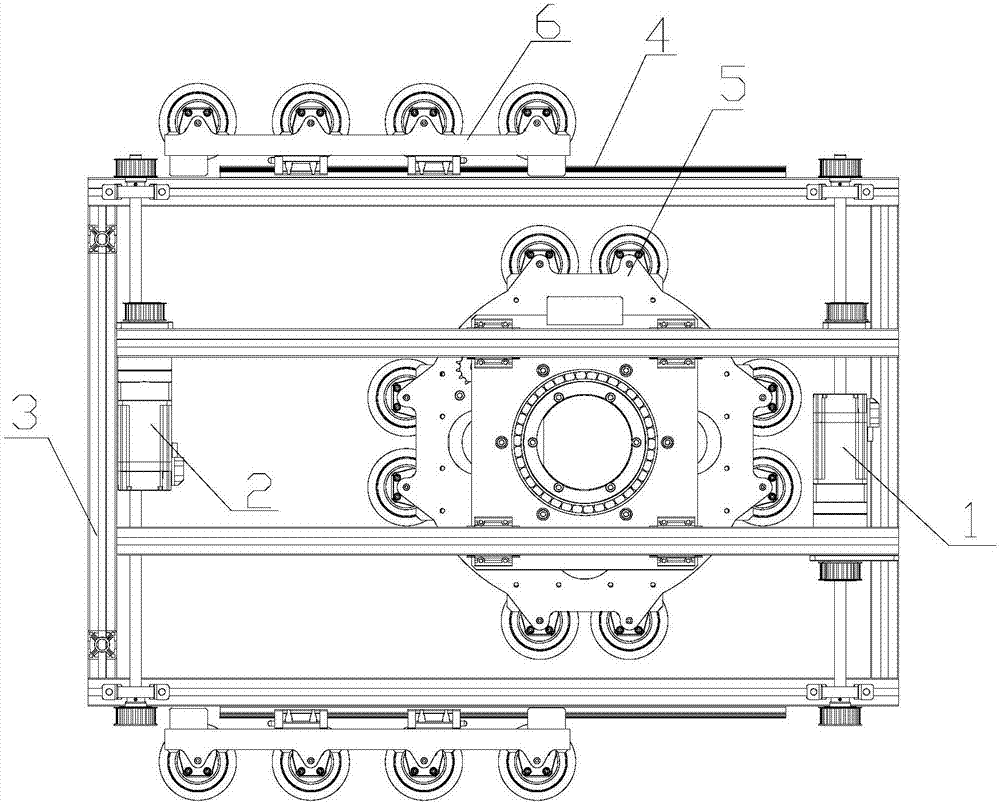 Wall climbing device and climbing method, cleaning robot and spraying robot