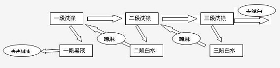 Washing process used for modifying papermaking pulp into viscose fibre pulp