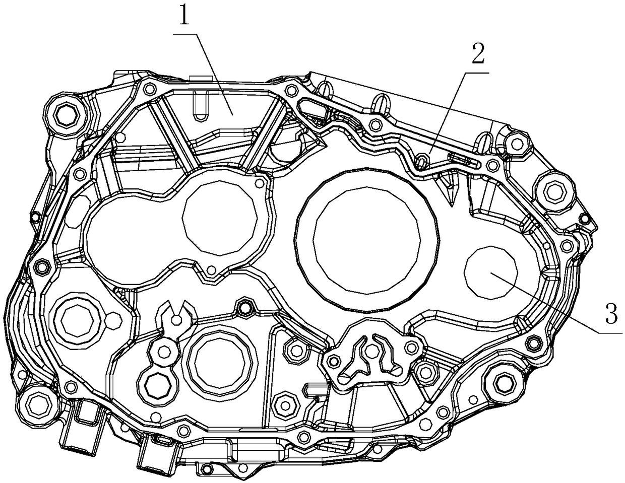 Balance shaft bearing lubricating structure