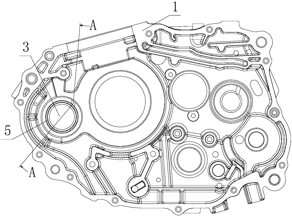 Balance shaft bearing lubricating structure