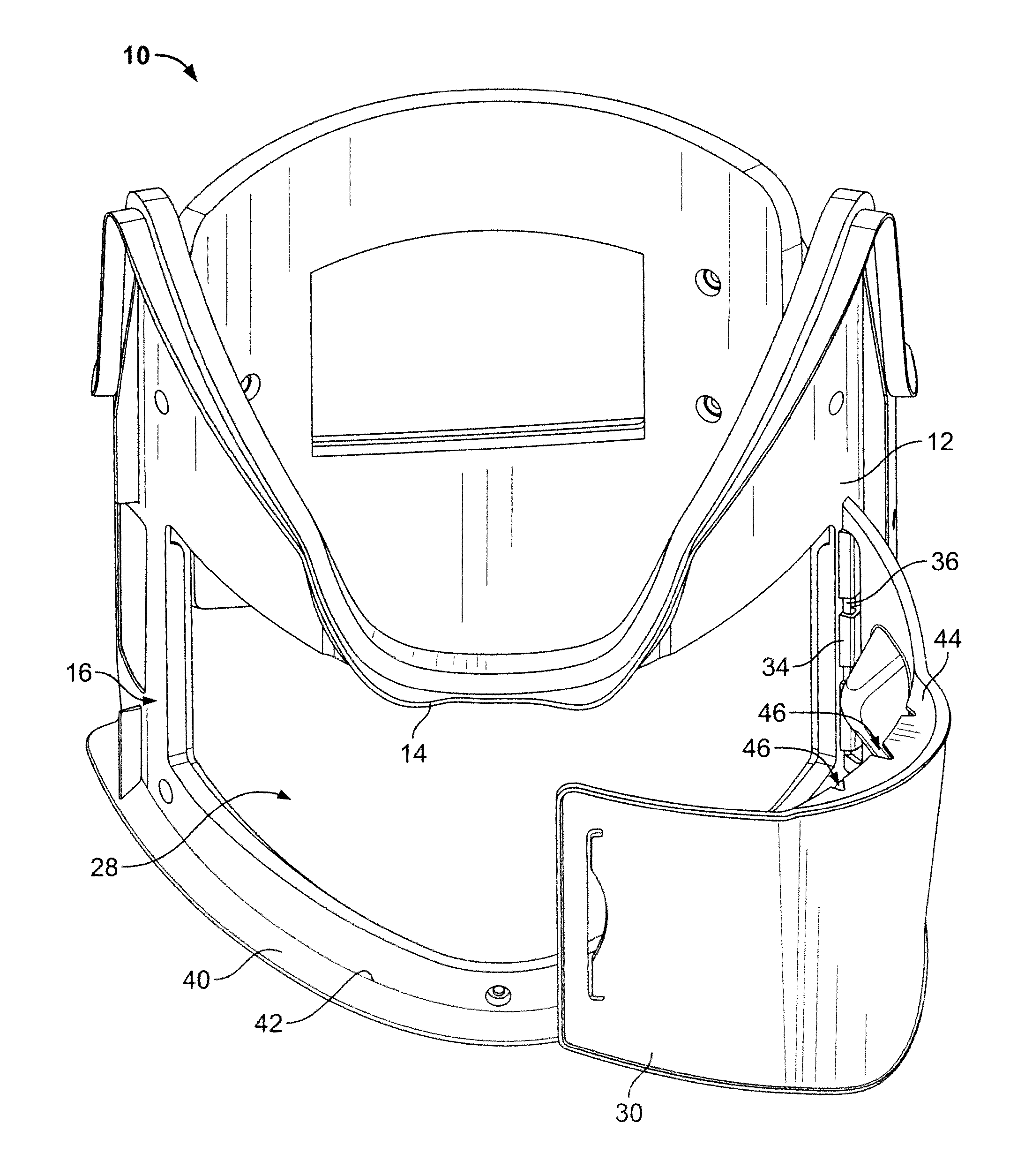 Arterial cooling elements for use with a cervical immobilization collar