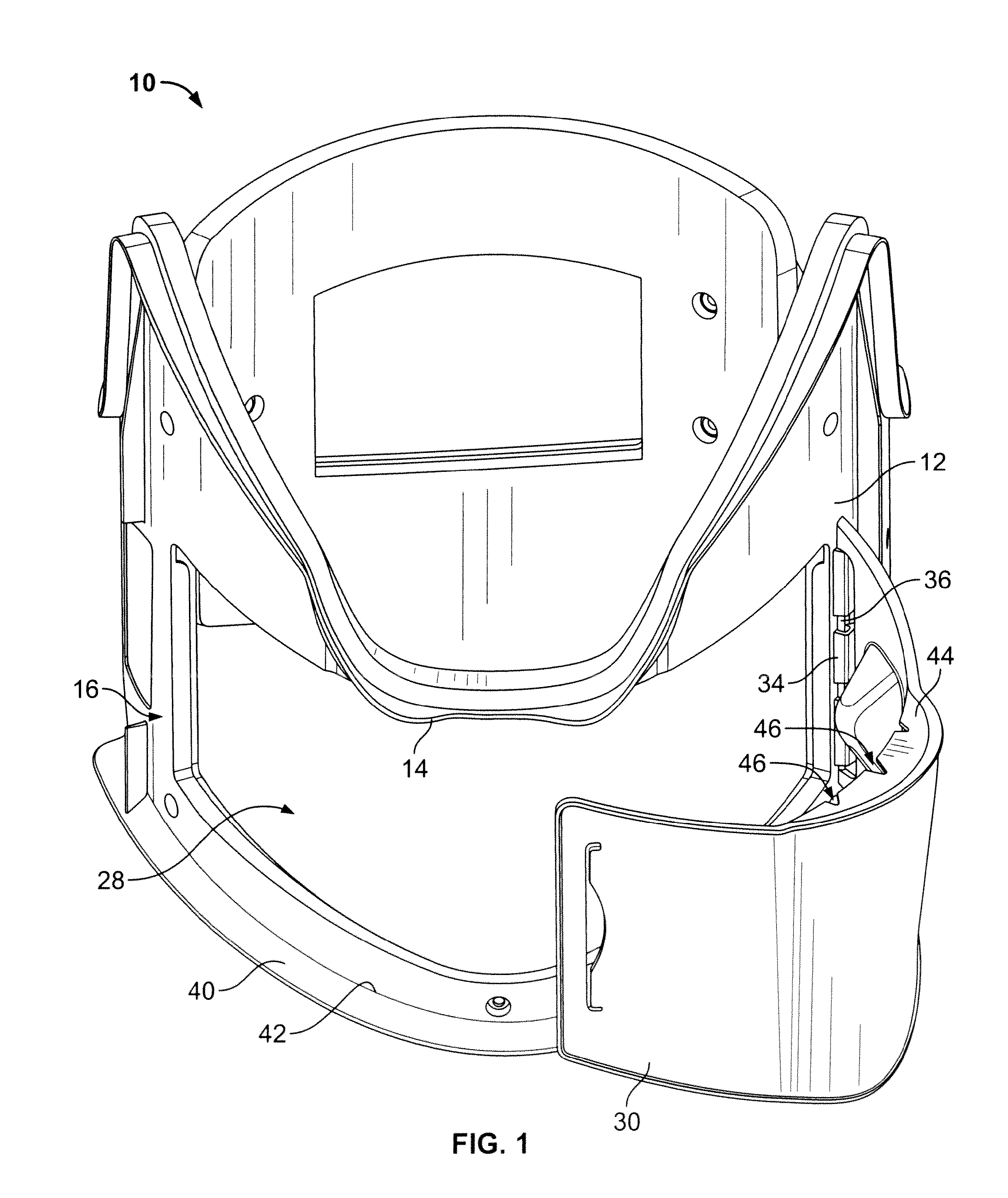 Arterial cooling elements for use with a cervical immobilization collar