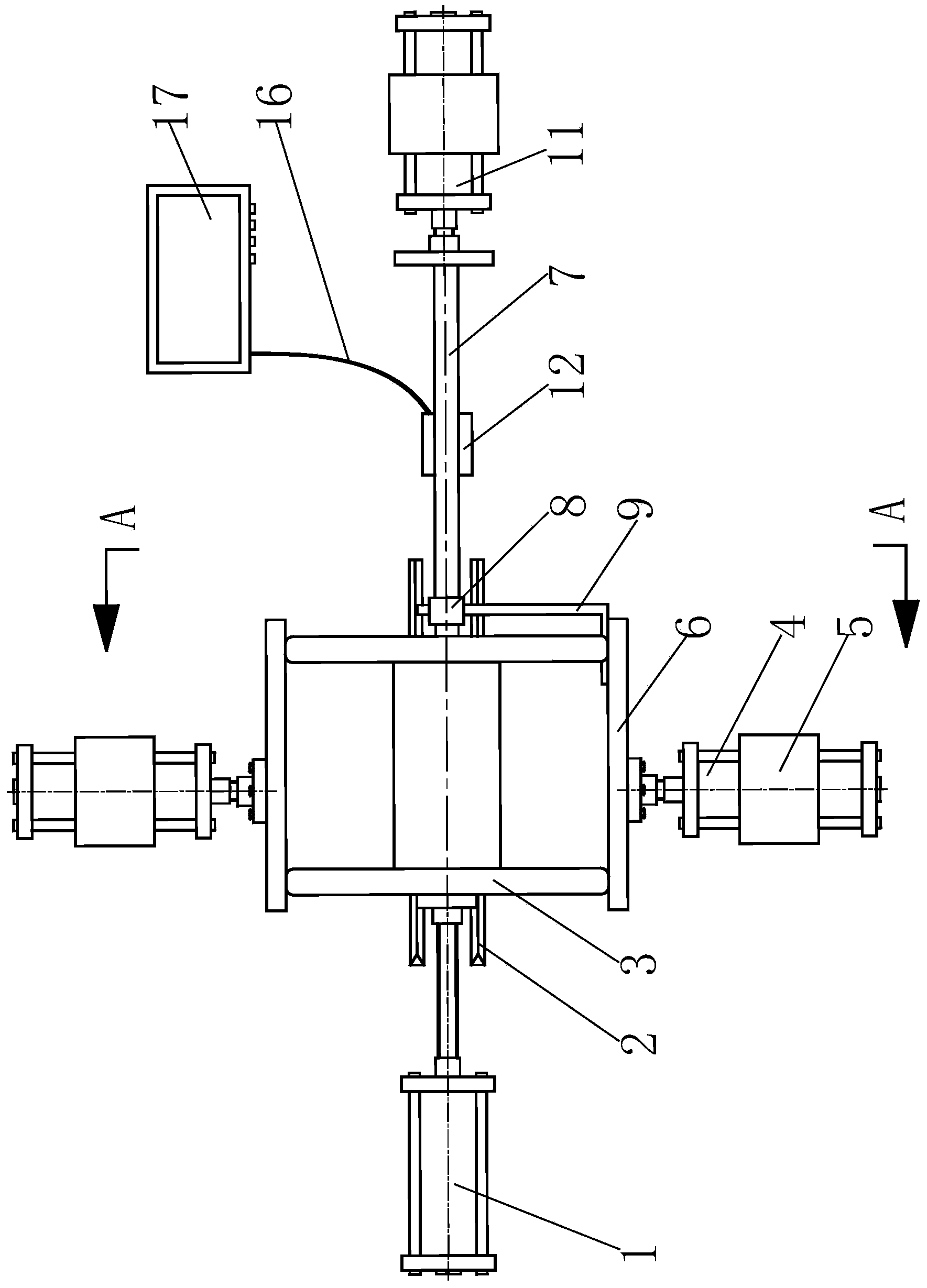 Fixing and clamping device of cable winding drum