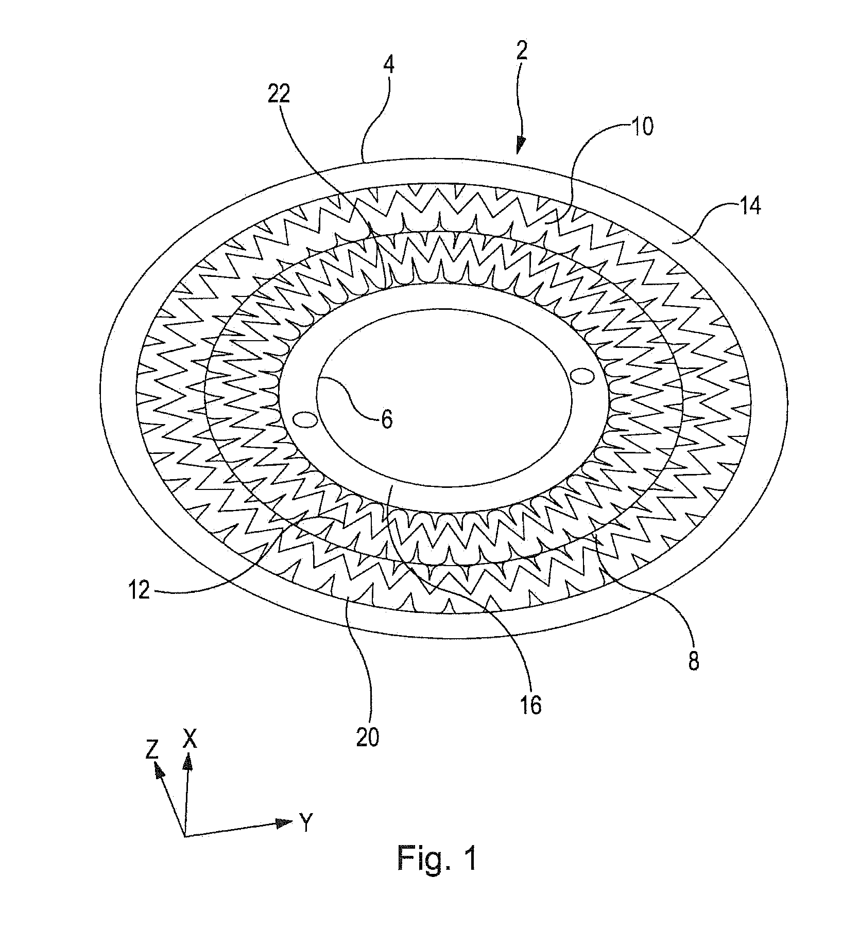 Electro acoustic diaphragm