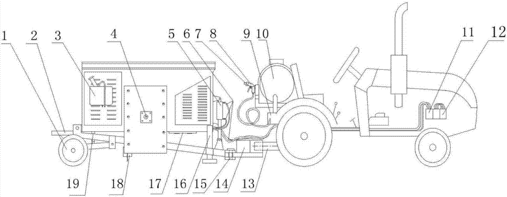 A curb slipform machine