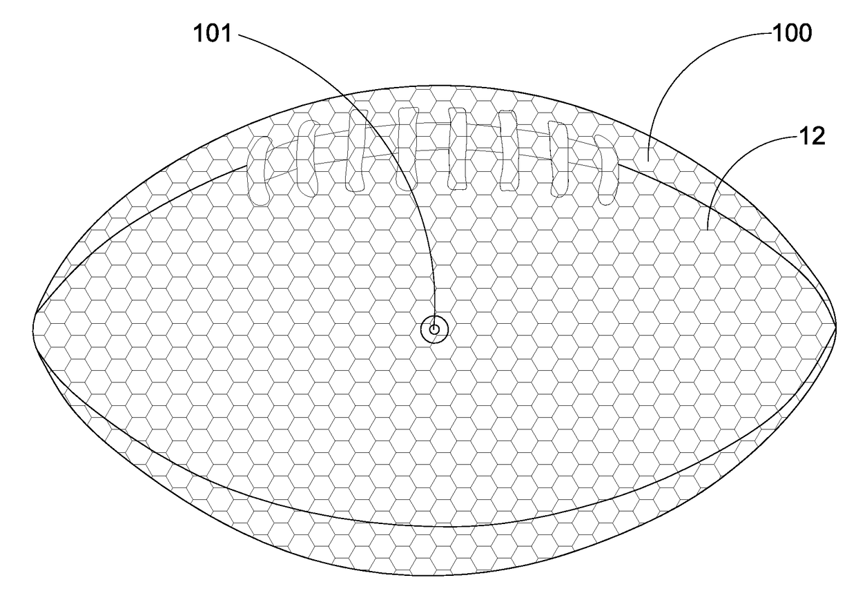 Game Ball with Non-Slip Layer and Its Manufacture Method