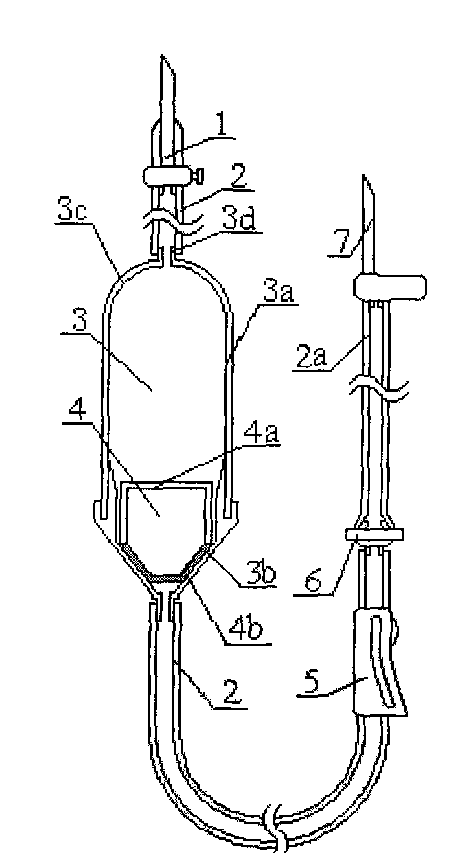 Infusion apparatus capable of preventing blood returning