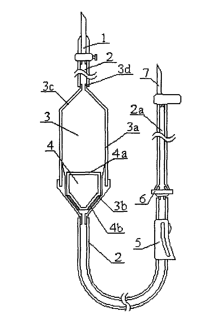 Infusion apparatus capable of preventing blood returning