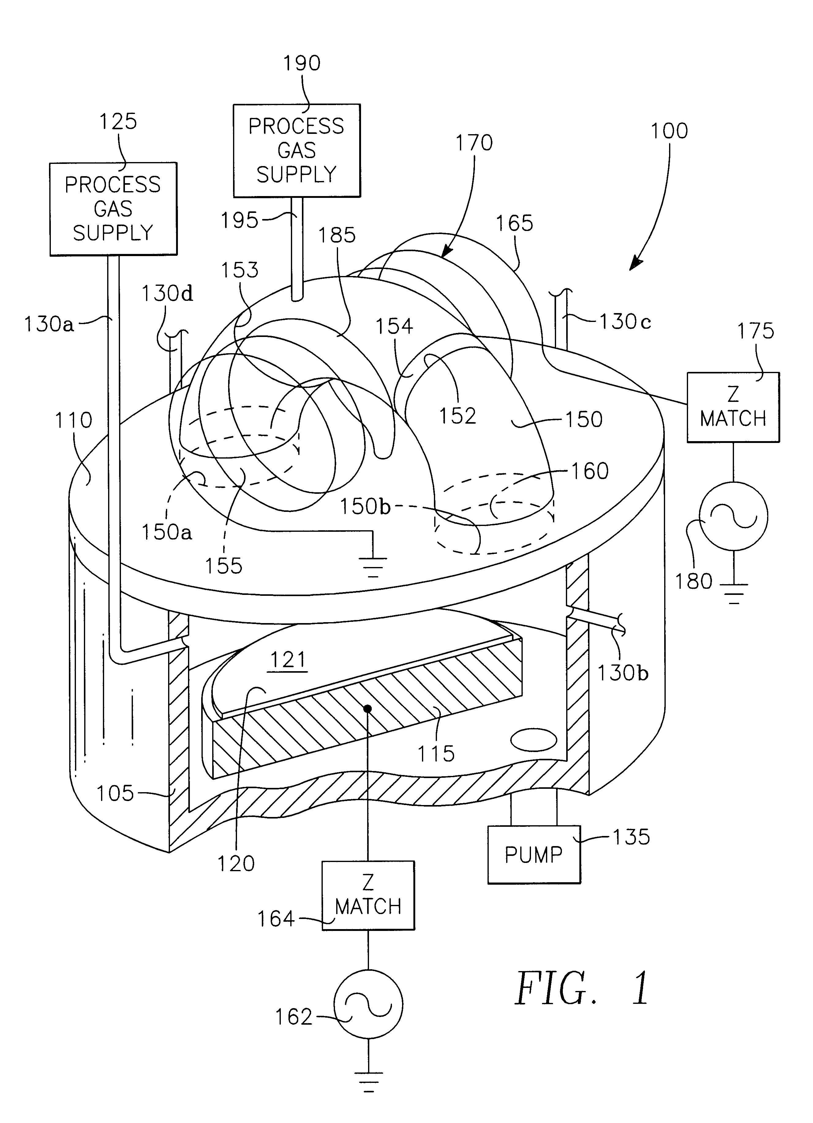 Externally excited torroidal plasma source