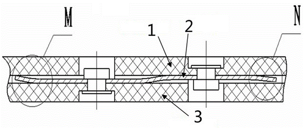 Axial elastic optimization structure for automobile clutch driven disc