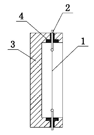 Method for detecting residual stress for high-molecular injection molding processing