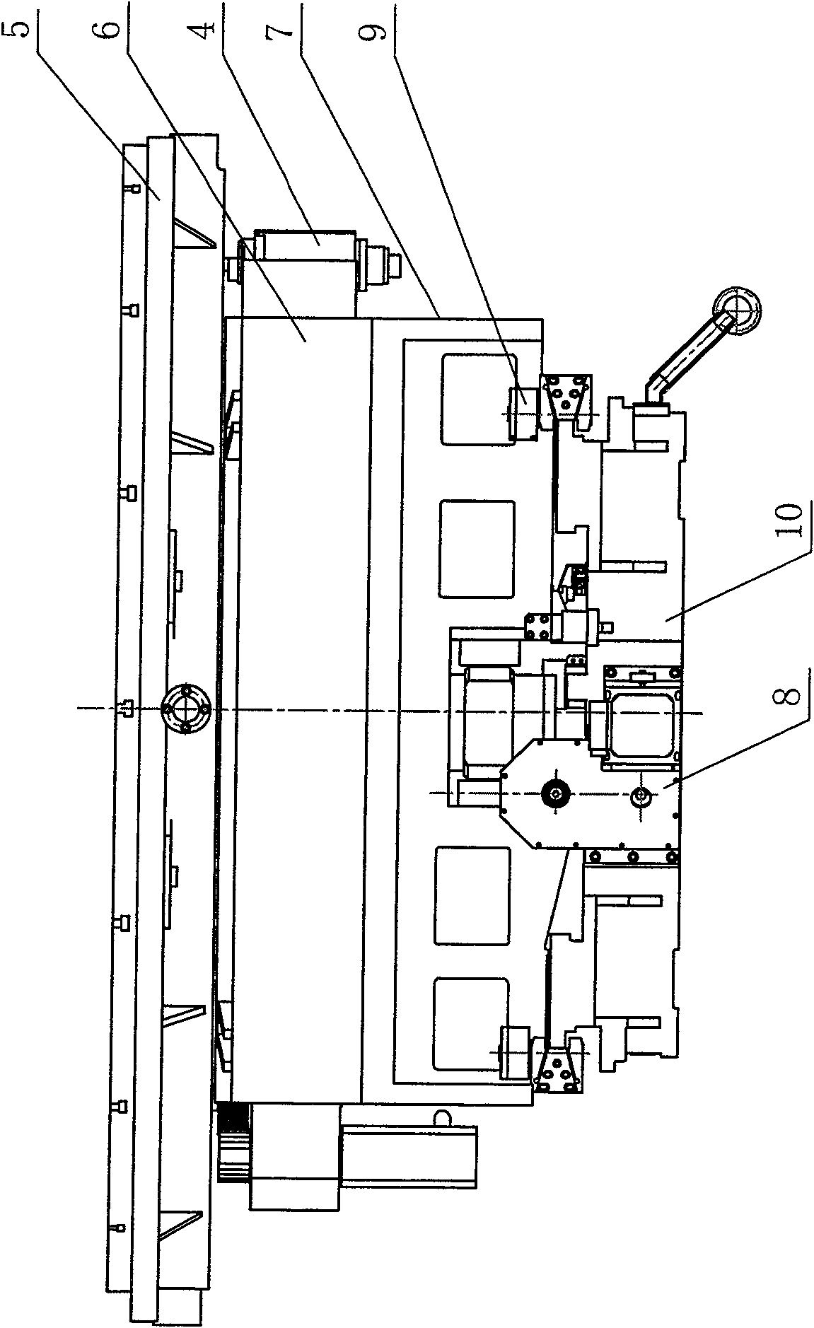 Reversible swivel table device