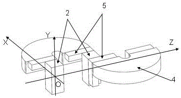 Twisted waveguide separating type directing plane ridge waveguide folded waveguide