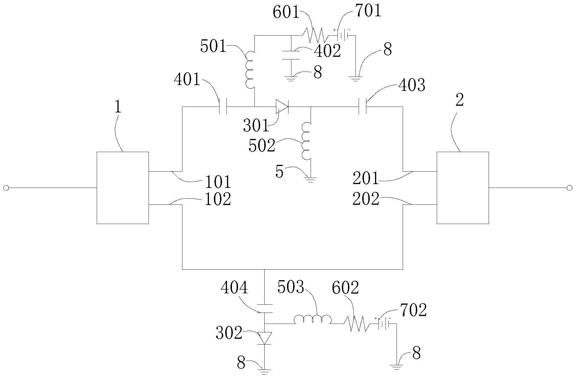 Hybrid pre-distortion linearizer