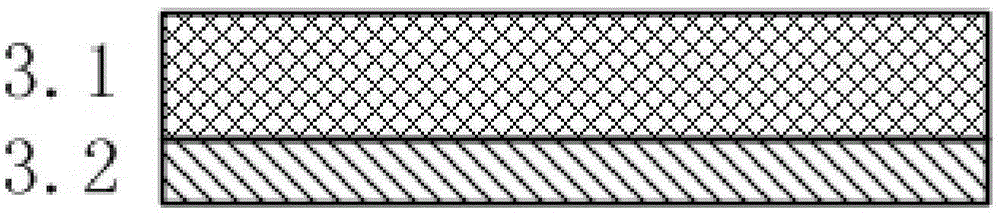 Film structure for satellite flexible heat radiator and manufacturing method of film structure