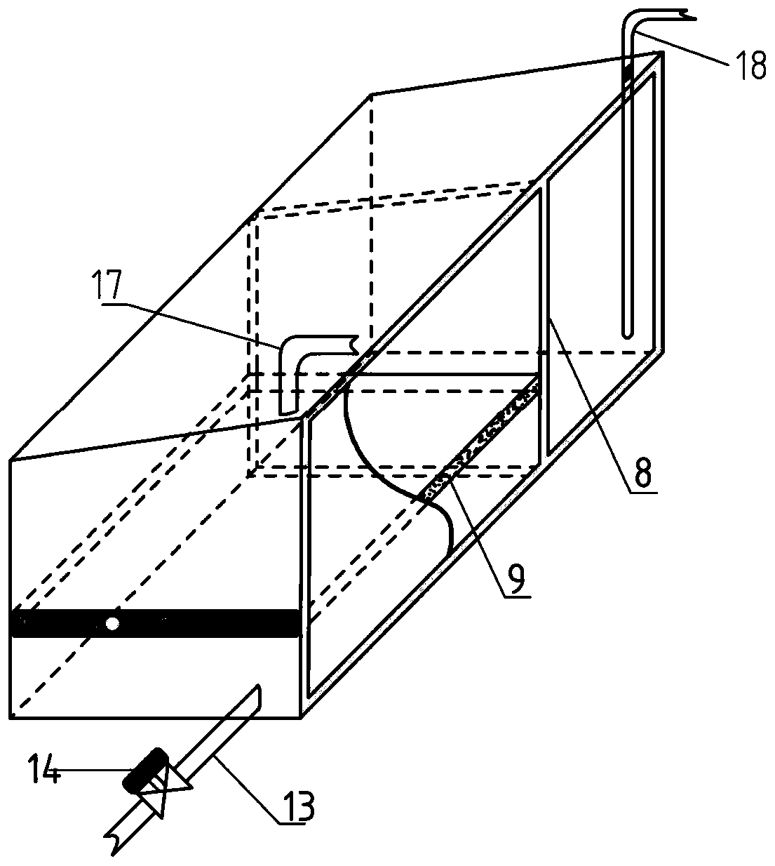 Research device for toxicological effects of pollutants on fish