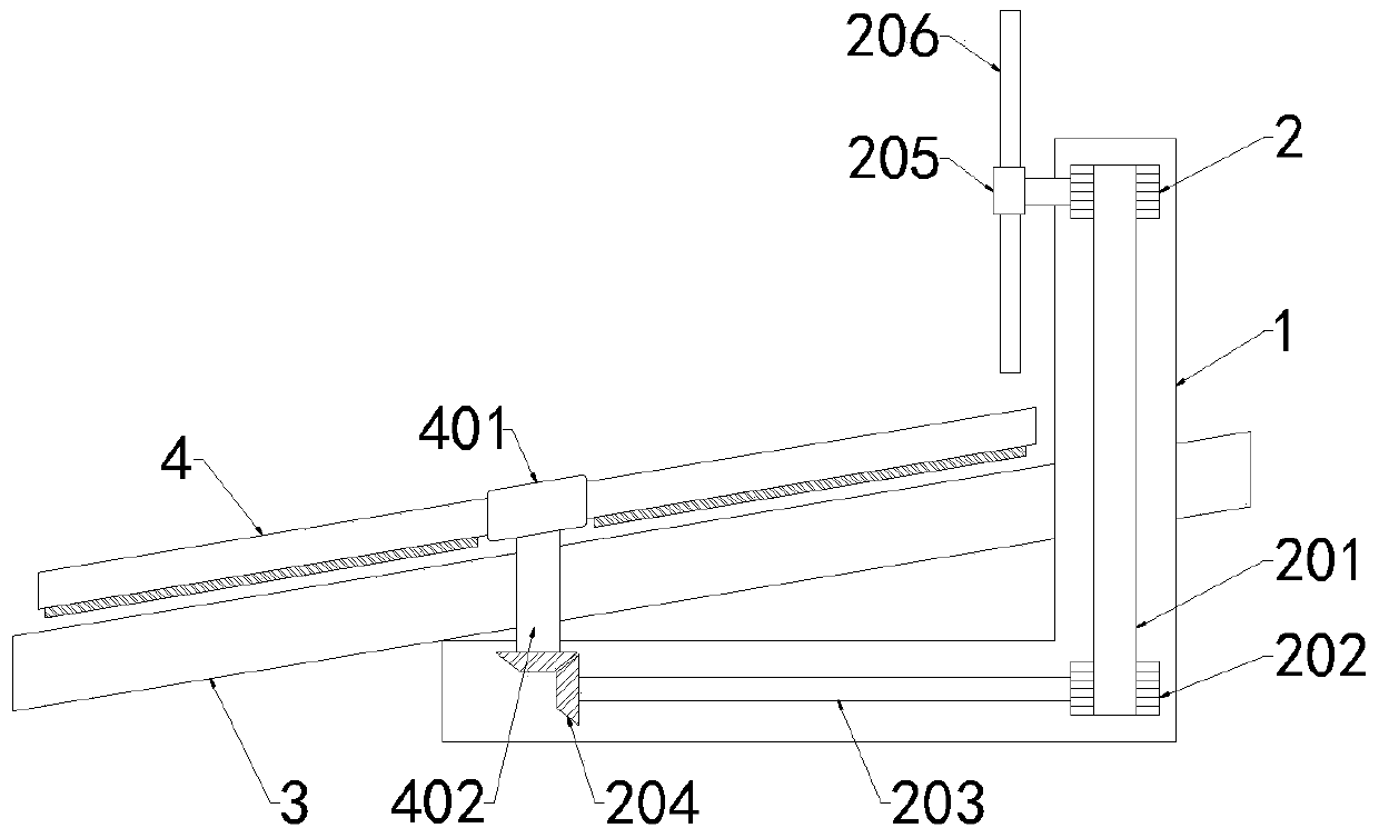 Color steel tile foreign body removal device