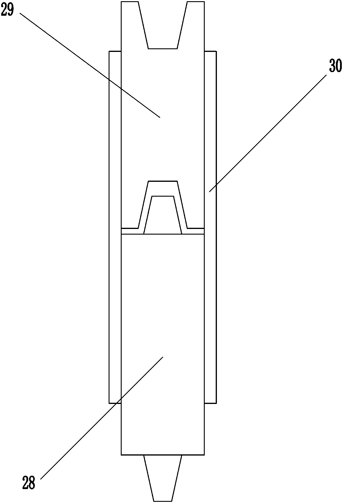 Textile yarn waxing device