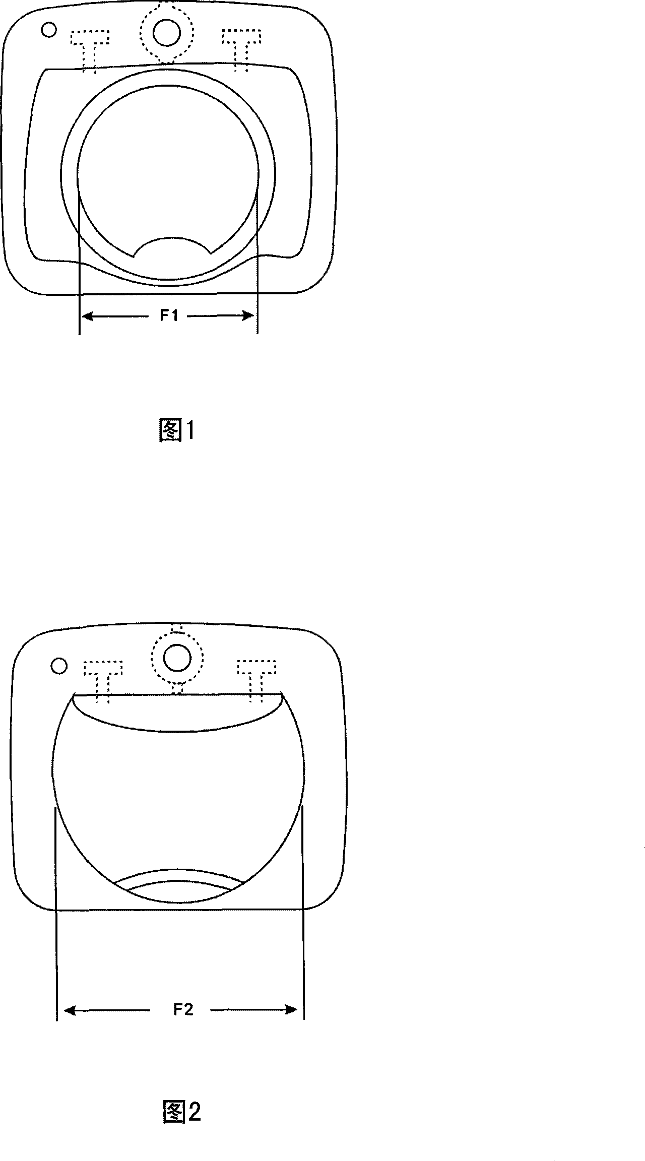 Dewaterer panel having big-ball shaped perspective window cover and realizing method