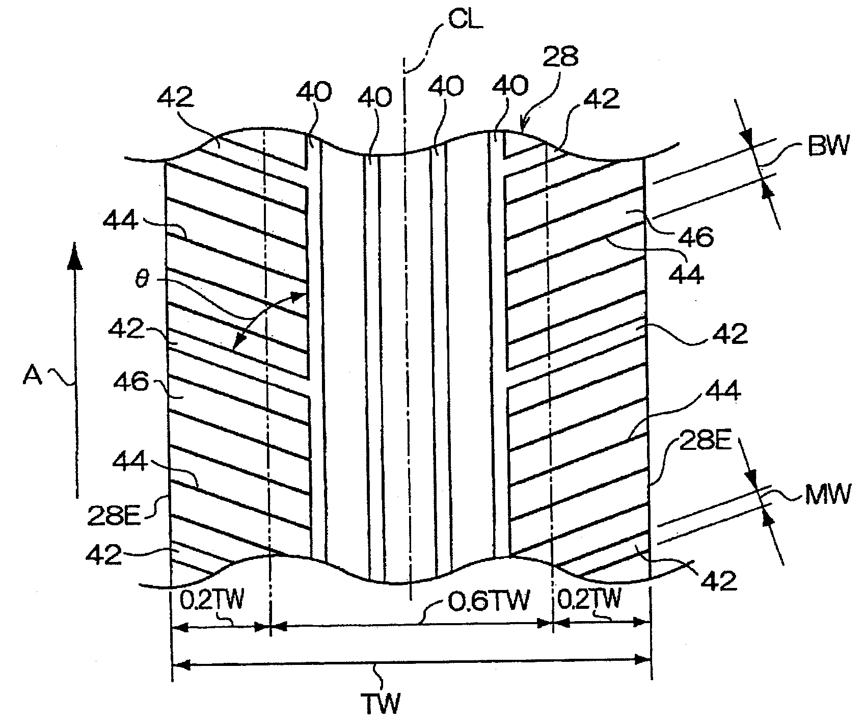 Pneumatic tire for motorcycle