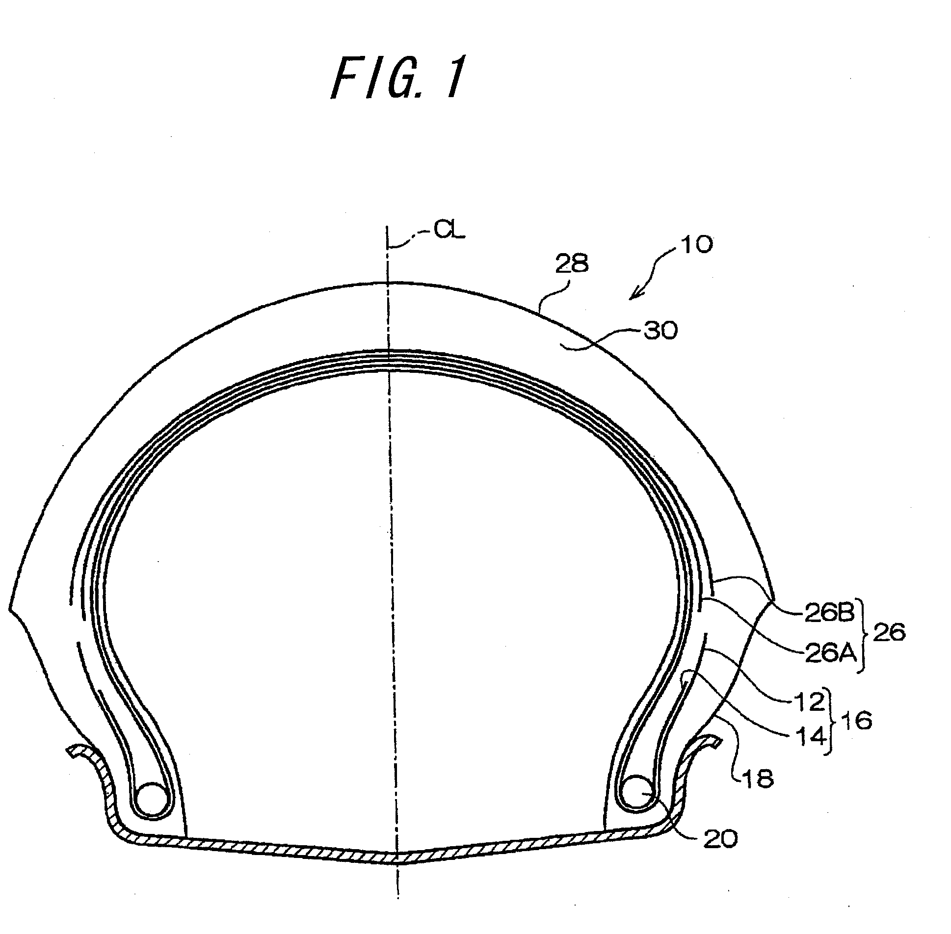 Pneumatic tire for motorcycle