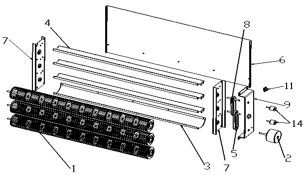 Longitudinal-transverse cross-flow multi-rotor variable frequency combined fan