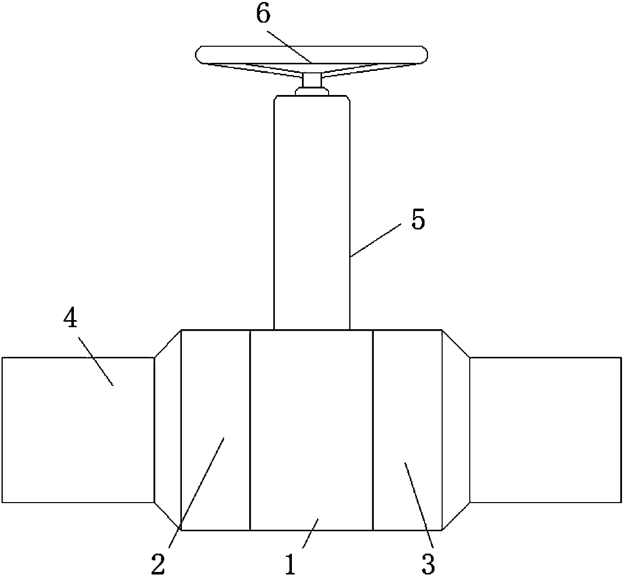 Convenient-to-mount knife valve