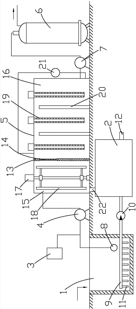 Sewage treatment device for municipal pipe network