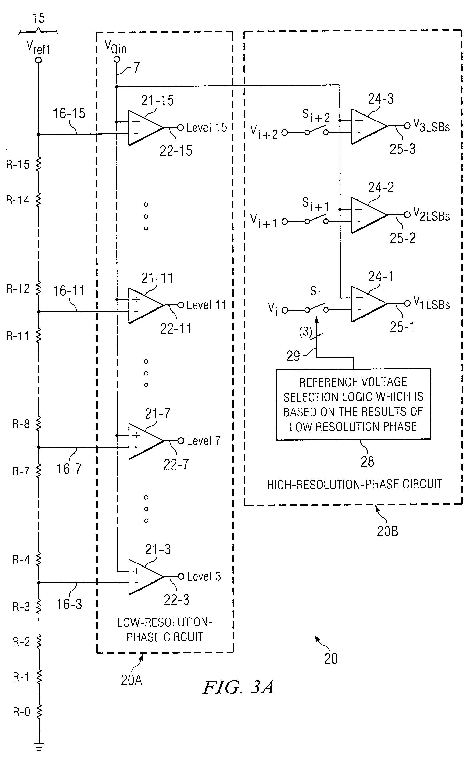 Input tracking high-level multibit quantizer for delta-sigma ADC