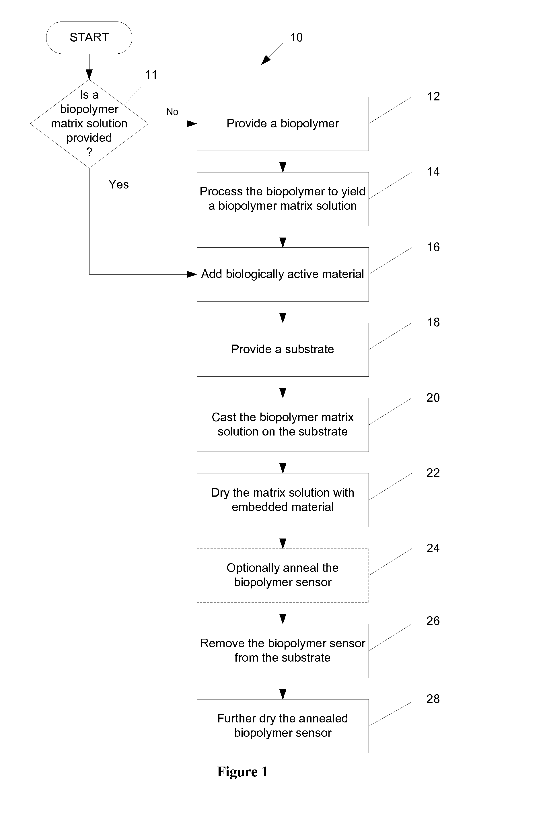 Biopolymer sensor and method of manufacturing the same