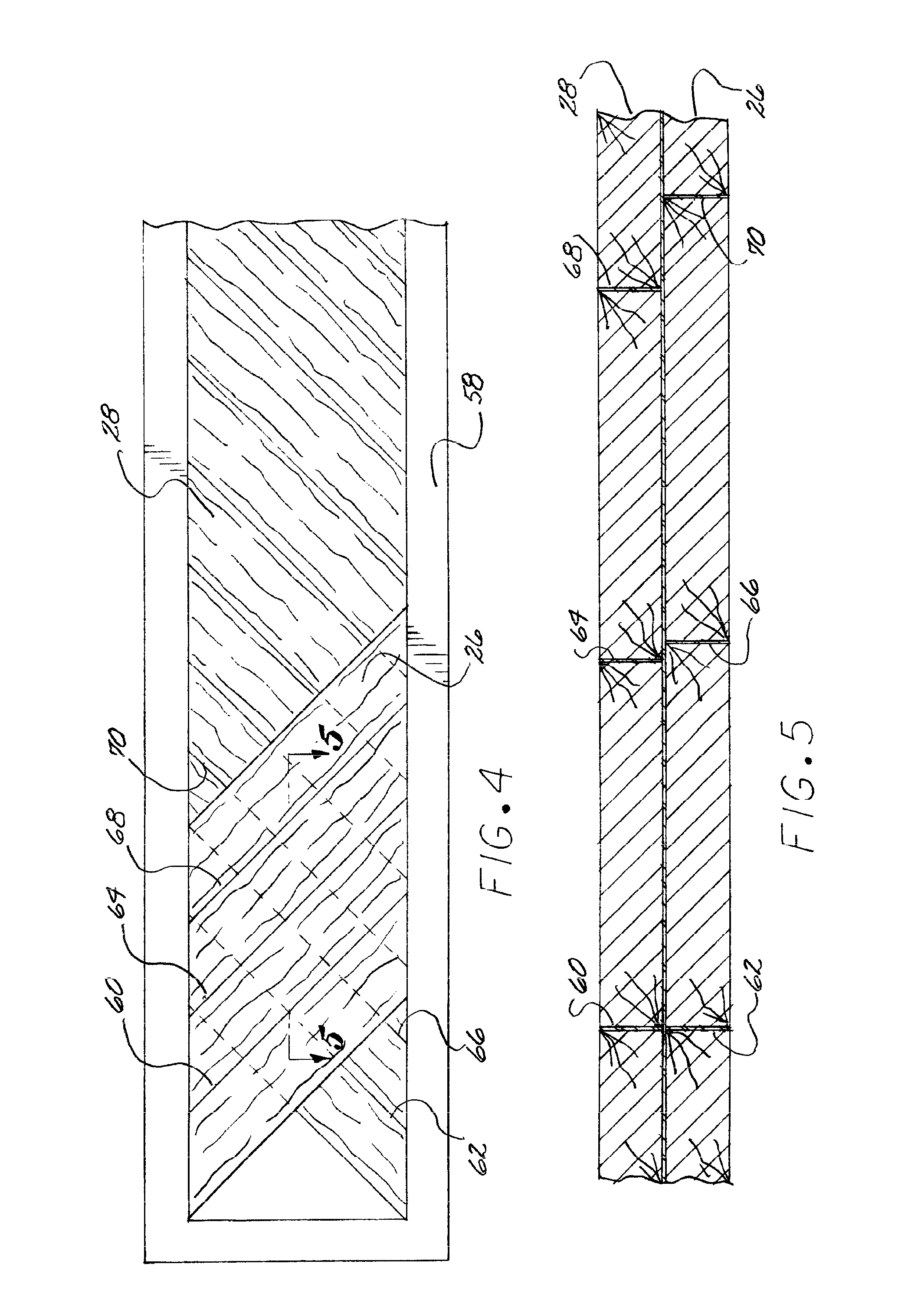 Bamboo I-beam with laminated web and flanges