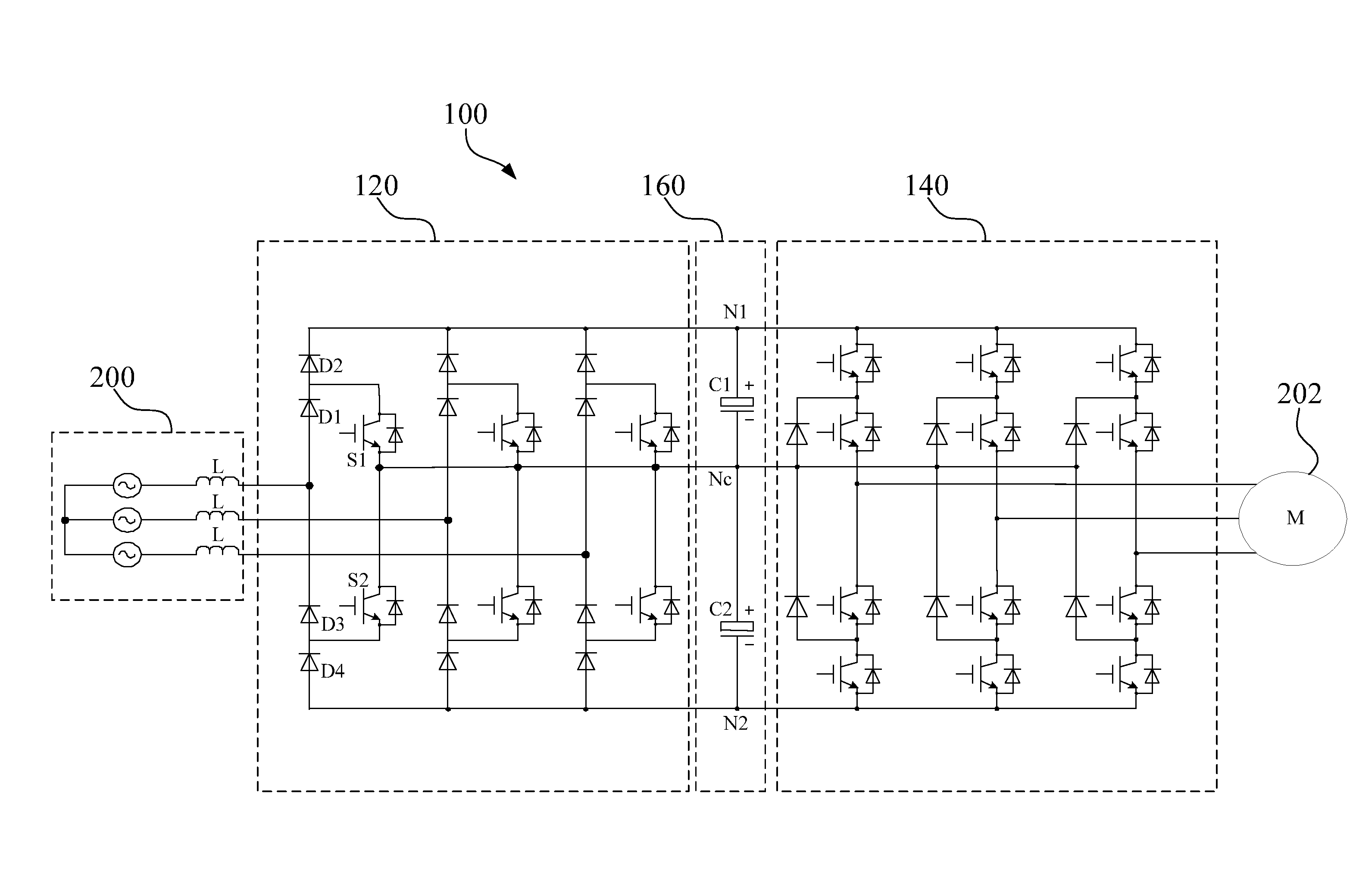 Medium voltage variable frequency driving system