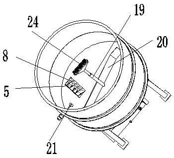 Full-automatic environment-friendly briquetting device for fibrous materials