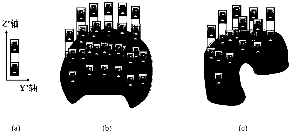 Gradiometer configuration type brain magnetic measurement system based on SERF atom magnetometer