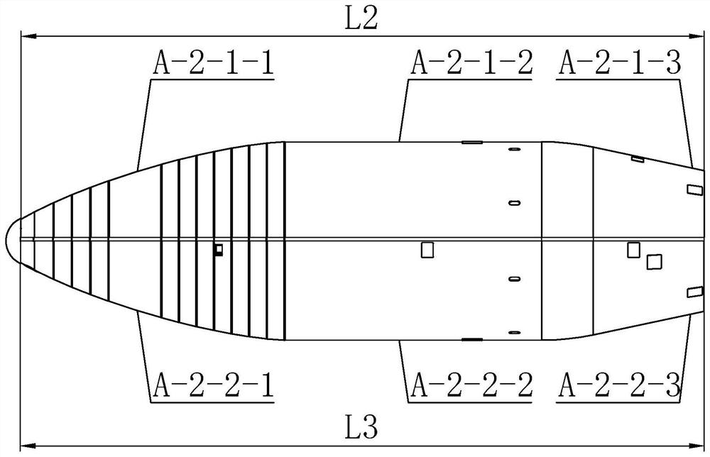 Carbon fiber composite fairing, forming mold and forming method thereof