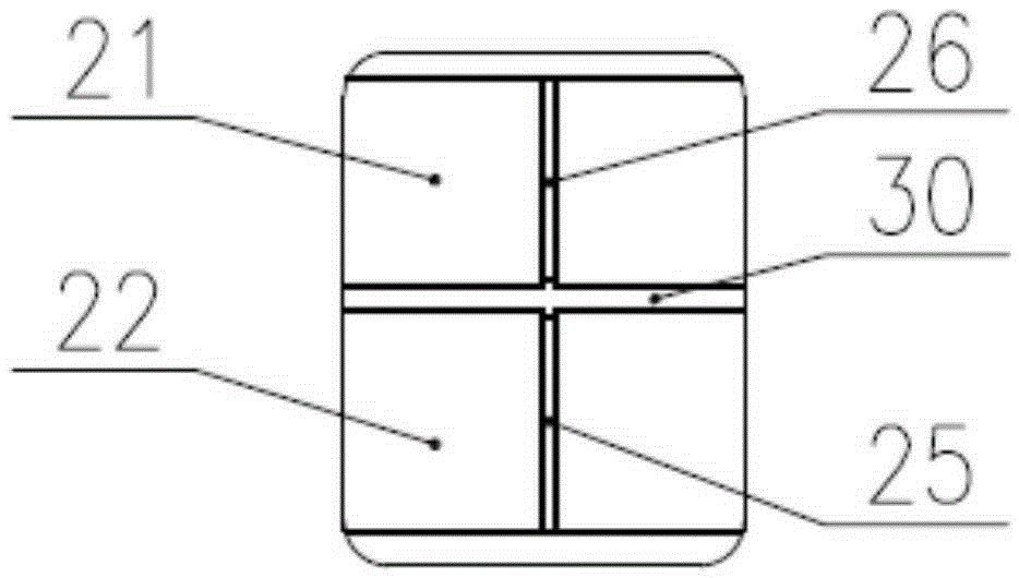 Large-thrust circulating water pump motor ventilation cooling structure