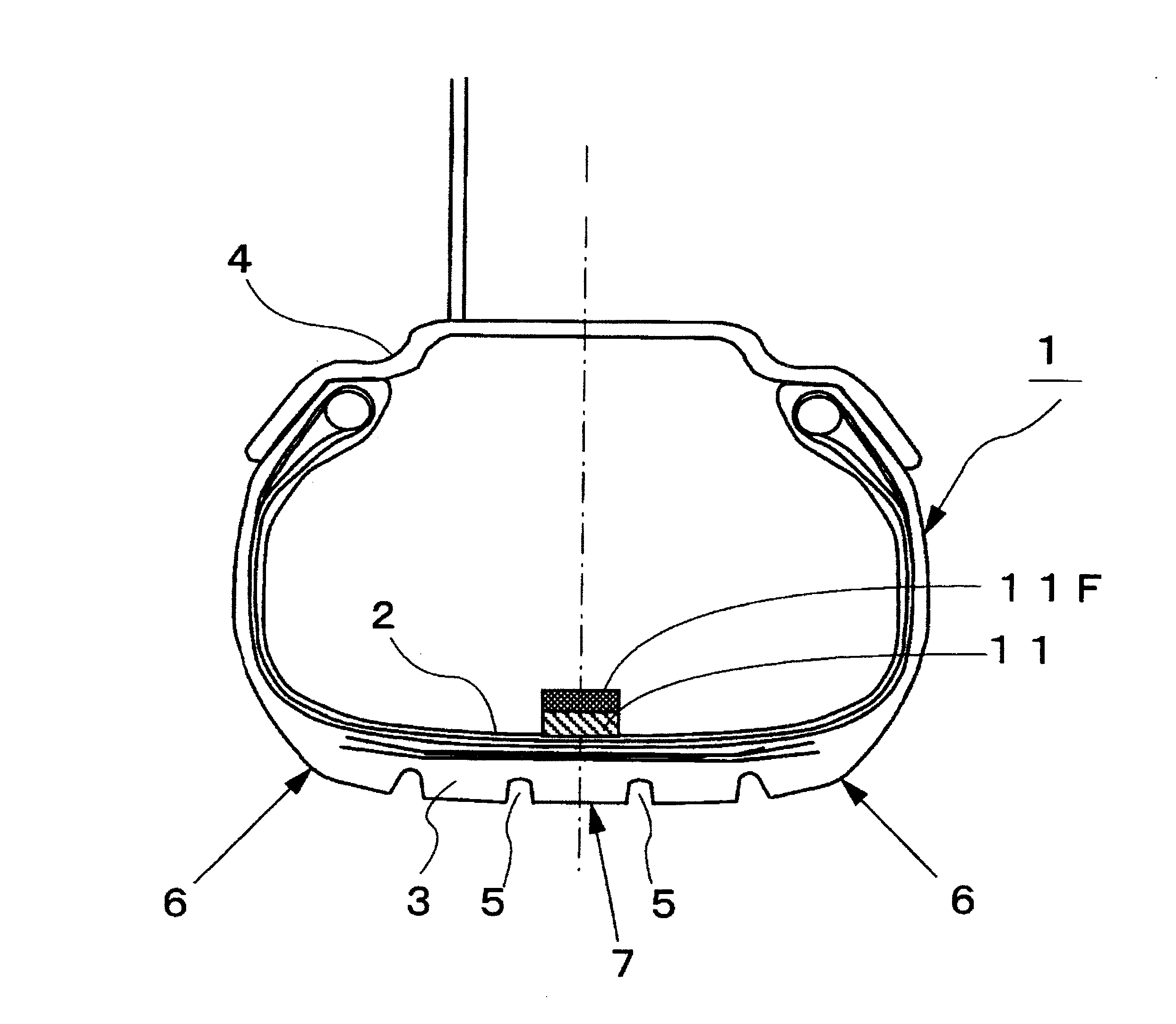 Method for estimating the wear of a tire