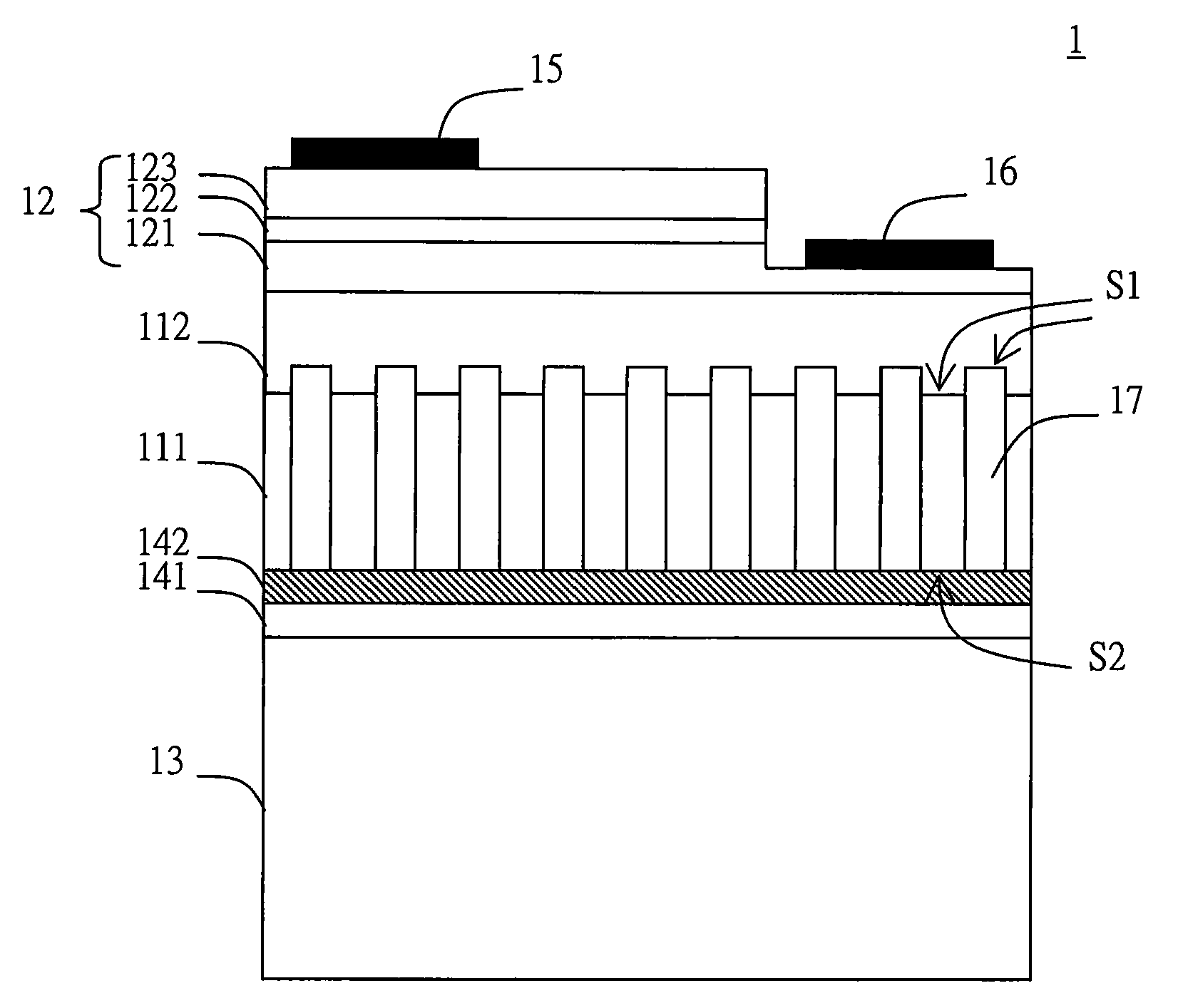 Light-emitting device having a thinned structure and the manufacturing method thereof